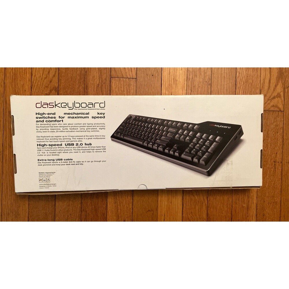 DasKeyboard Professional Model Mechanical Black DASK3PRO Das Keyboard